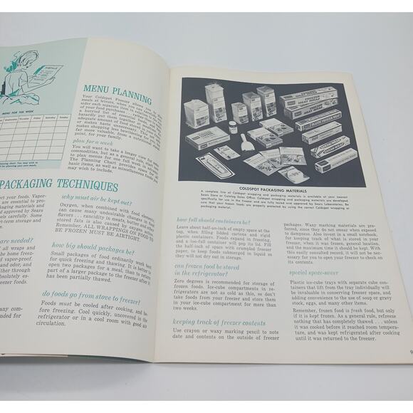 Vtg Sears Freezer Living Is Good Living W/ Coldspot Model 2849 1869 Guide Manual - Picture 5 of 10